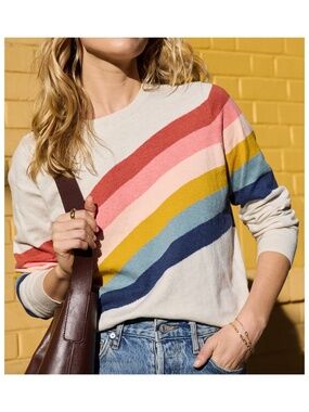 Marine Layer Women’s ICON Rainbow Sweater Spring 2025 (Size L)